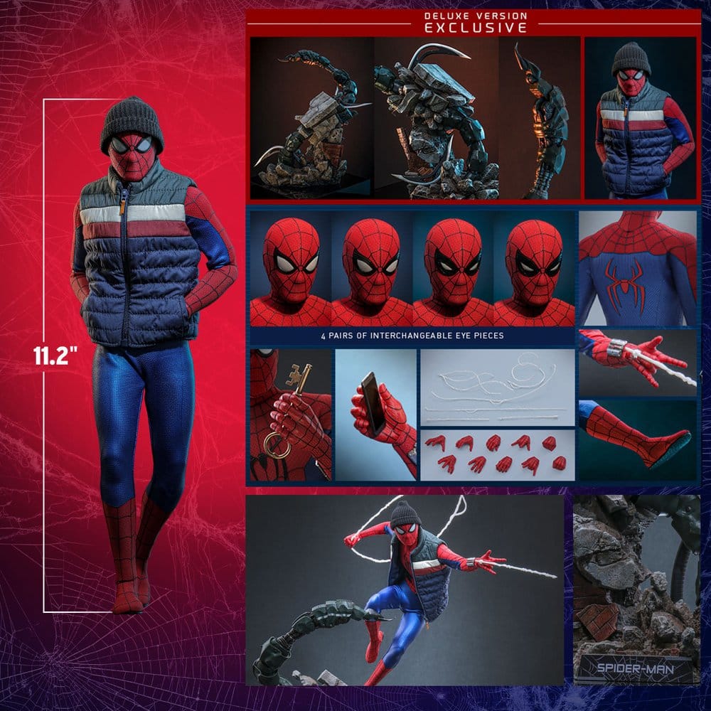 Hot Toys Marvel Spider-Man Brand New Day Spider-Man Deluxe Version 1/6 Actionfigur