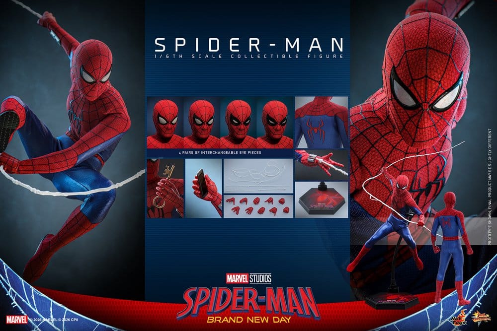 Hot Toys Marvel Spider-Man Spider-Man Brand New Day 1/6 Actionfigur