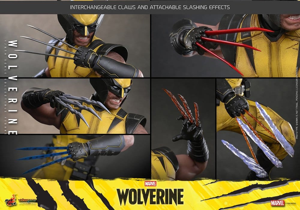 Hot Toys Marvel Video Game Masterpiece Wolverine 1/6 Actionfigur