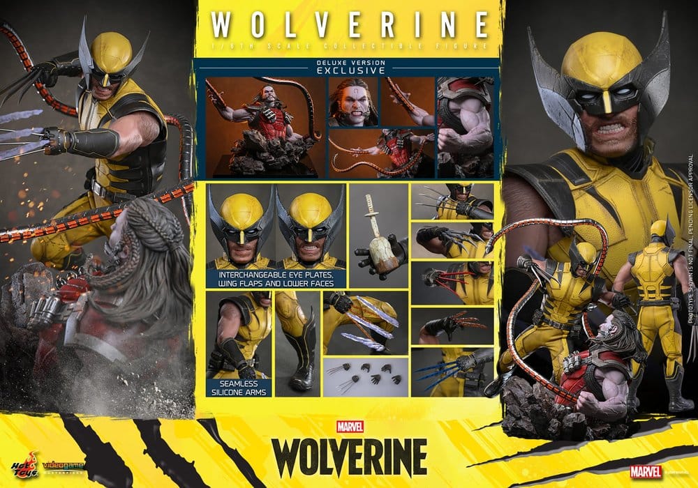 Hot Toys Marvel Video Game Masterpiece Wolverine (Deluxe Version) 1/6 Actionfigur