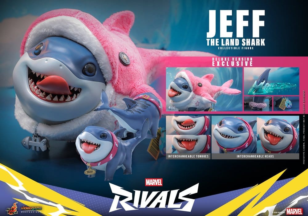 Hot Toys Marvel VideogameMasterpieceSeries Jeff the Land Shark Deluxe Version Actionfigur