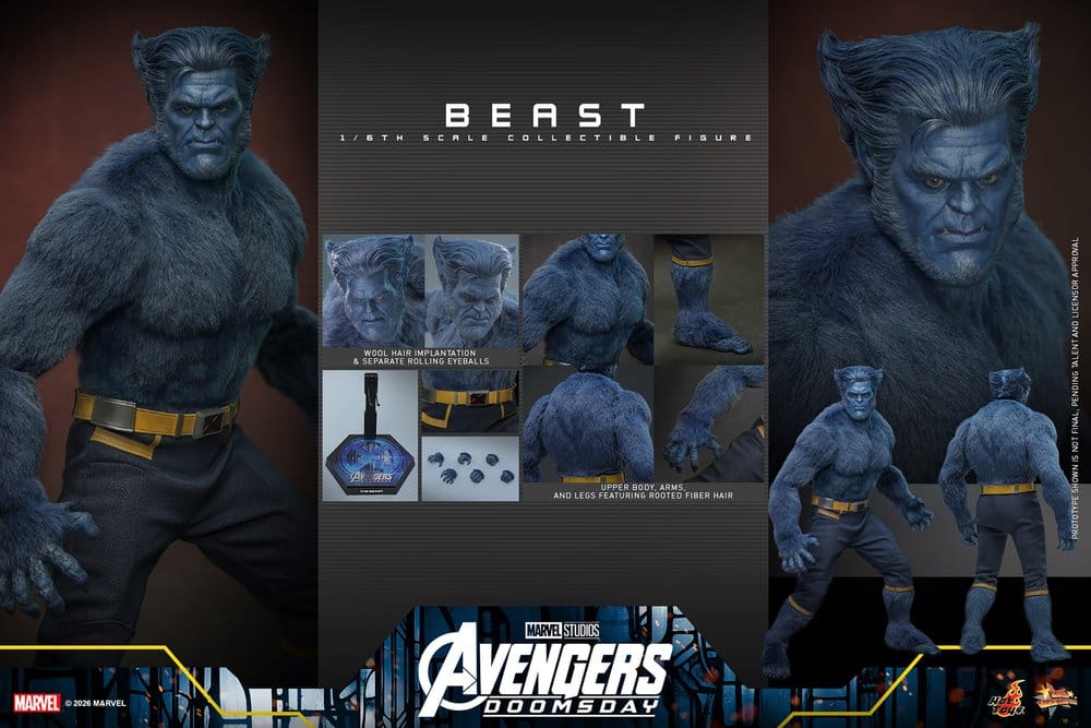Hot Toys Marvel X-Men Beast (Collector Edition) 1/6 Actionfigur