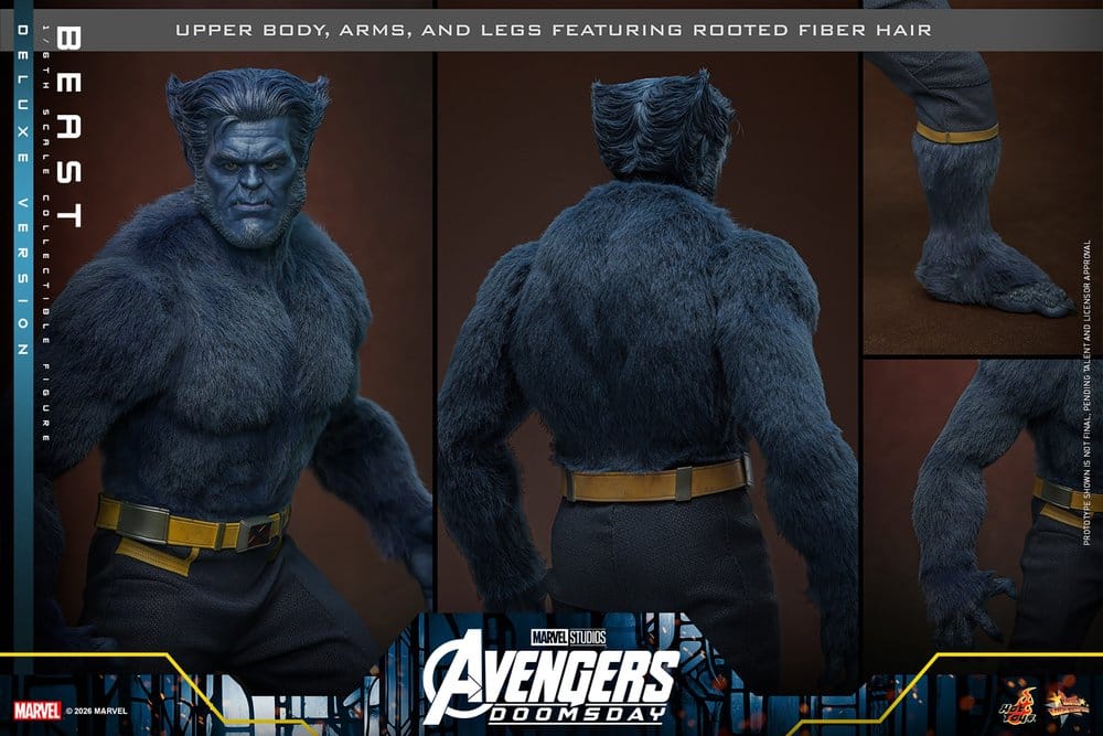 Hot Toys Marvel X-Men Beast (Deluxe Version) 1/6 Actionfigur