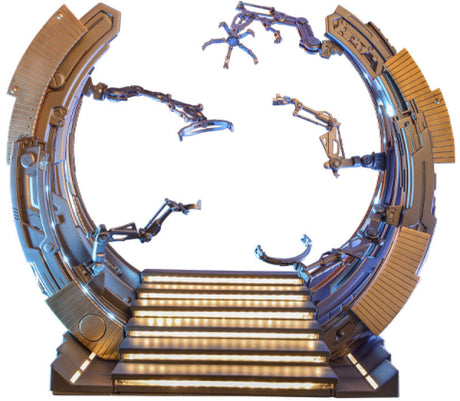 Hot Toys Marvel’s The Avengers Iron Man Suit-Up Gantry Accessories Collection Series Zubehör-Set