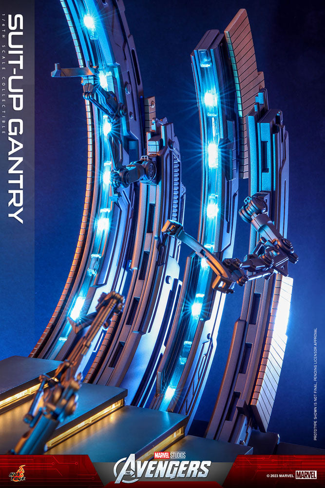 Hot Toys Marvel’s The Avengers Iron Man Suit-Up Gantry Accessories Collection Series Zubehör-Set