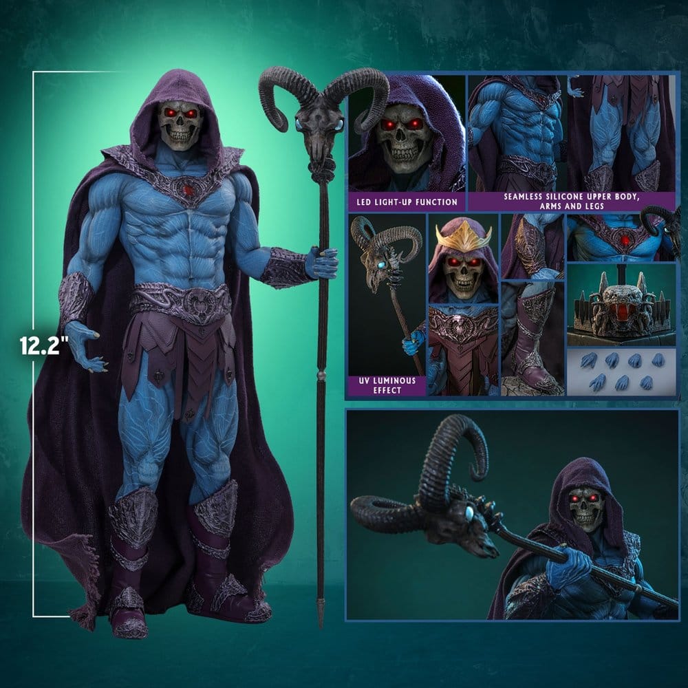 Hot Toys Masters of the Universe Movie Masterpiece Actionfigur 1/6 Skeletor 31 cm