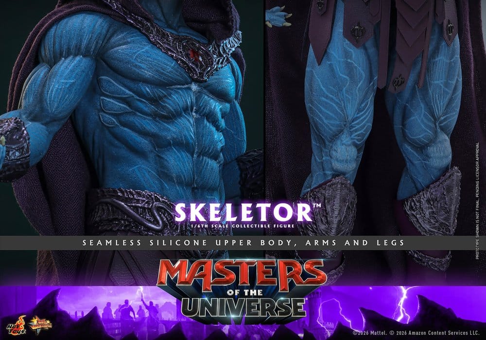 Hot Toys Masters of the Universe Movie Masterpiece Actionfigur 1/6 Skeletor 31 cm