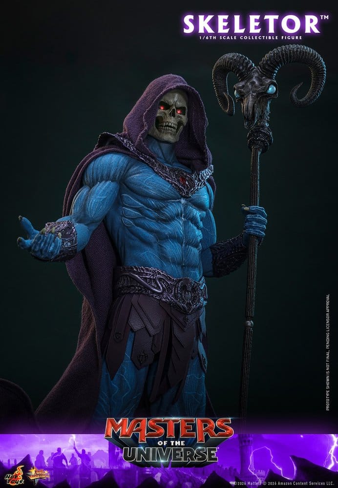 Hot Toys Masters of the Universe Movie Masterpiece Actionfigur 1/6 Skeletor 31 cm