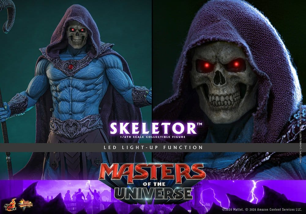 Hot Toys Masters of the Universe Movie Masterpiece Actionfigur 1/6 Skeletor 31 cm