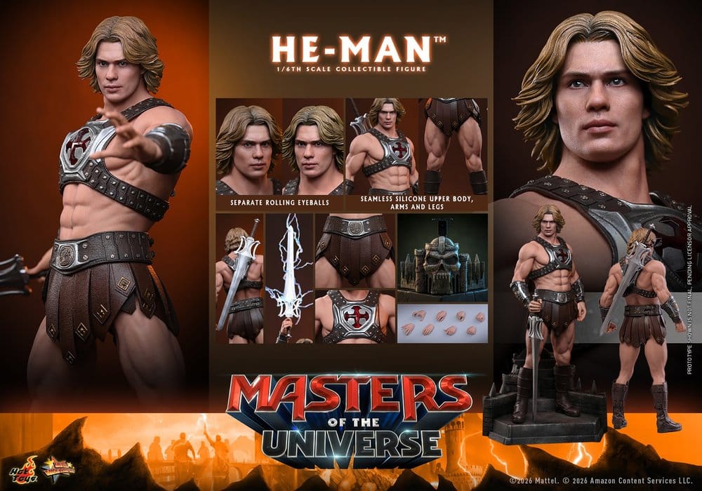 Hot Toys Masters of the Universe Movie Masterpiece Actionfigur 1/6 He-Man 31 cm