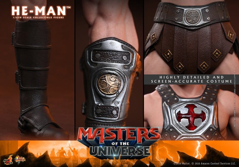 Hot Toys Masters of the Universe Movie Masterpiece Actionfigur 1/6 He-Man 31 cm