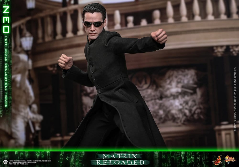 Hot Toys Matrix Movie Masterpiece Action Figur 1/6 Neo 31 cm