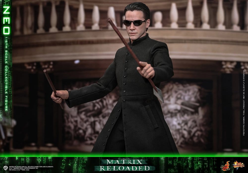 Hot Toys Matrix Movie Masterpiece Action Figur 1/6 Neo 31 cm