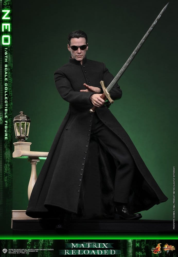 Hot Toys Matrix Movie Masterpiece Action Figur 1/6 Neo 31 cm