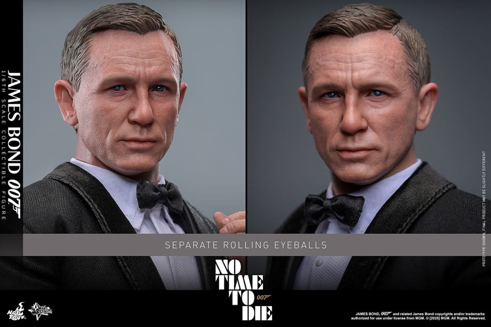 Hot Toys No Time To Die James Bond Movie Masterpiece 1/6 Actionfigur