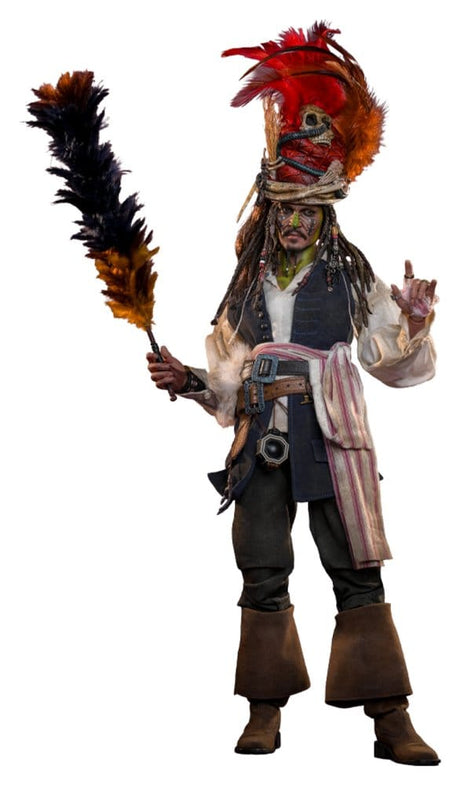 Hot Toys Pirates of the Caribbean – Fluch der Karibik 2 Pelegostos Chief Jack Sparrow DX 1/6 Actionfigur