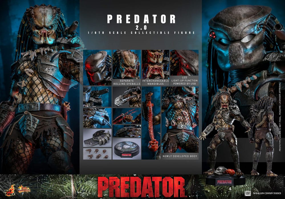 Hot Toys Predator (2.0) Movie Masterpiece 1/6 Actionfigur
