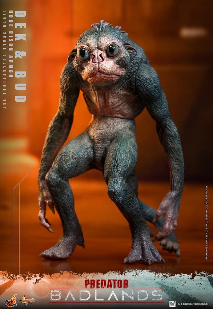 Hot Toys Predator: Badlands Movie Masterpiece Actionfiguren 2er-Pack 1/6 Dek (Bone Bison Armor) and Bud 31 cm