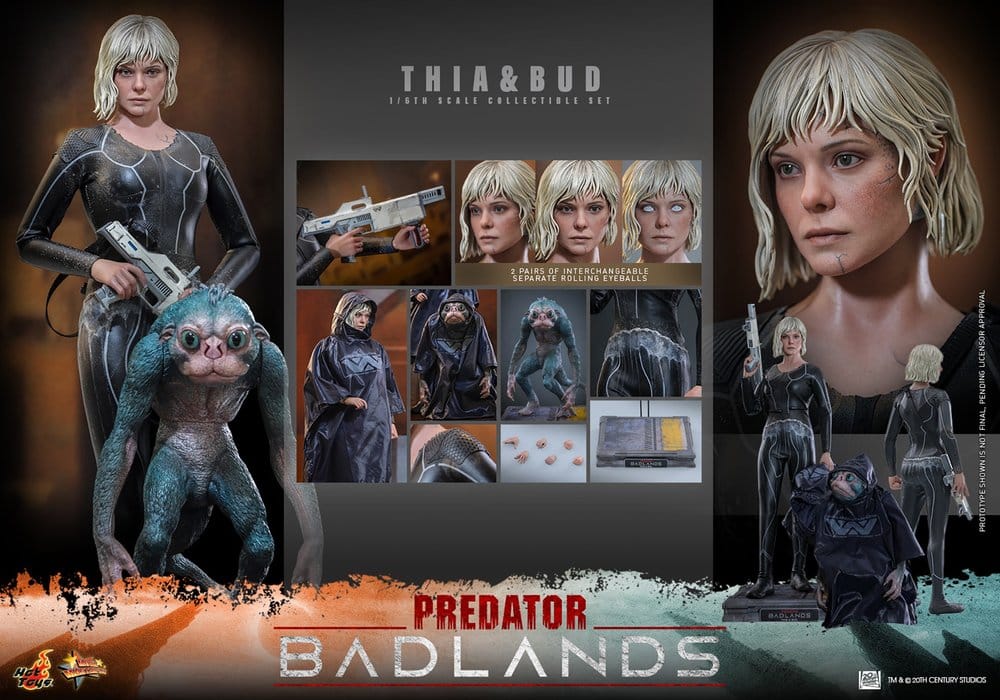 Hot Toys Predator Badlands Thia And Bud 1/6 Actionfiguren-Set