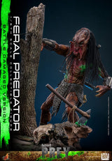 Hot Toys Prey Actionfigur 1/6 Feral Predator (Battle Damaged Version) 37 cm