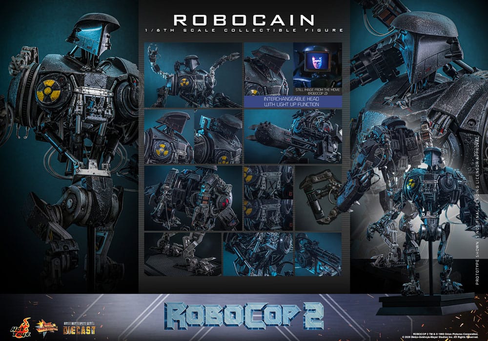 Hot Toys RoboCain RoboCop 2 Diecast 1/6 Actionfigur