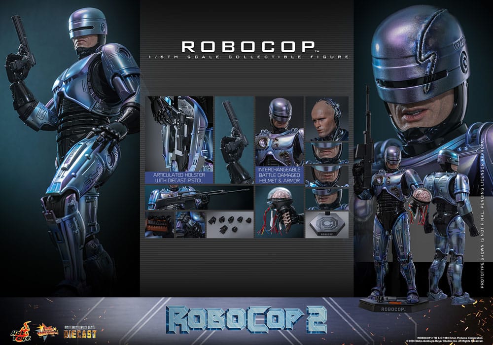 Hot Toys RoboCop 2 Diecast 1/6 Actionfigur