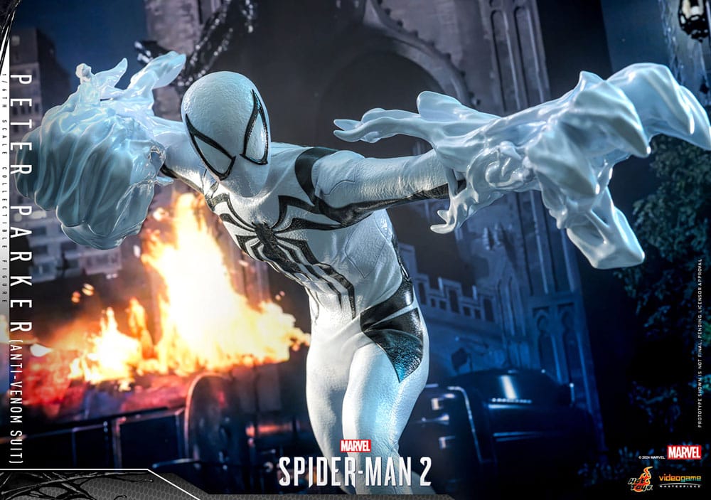 Hot Toys Spider-Man 2 Peter Parker (Anti-Venom Suit) 1/6 Actionfigur