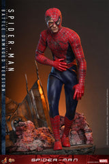 Hot Toys Spider-Man Movie Masterpiece Actionfigur 1/6 Spider-Man (Battle Damaged Version) 30 cm