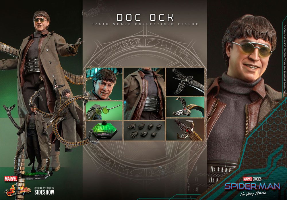 Hot Toys Spider-Man No Way Home Doc Ock 1/6 Actionfigur Movie Masterpiece 31 cm