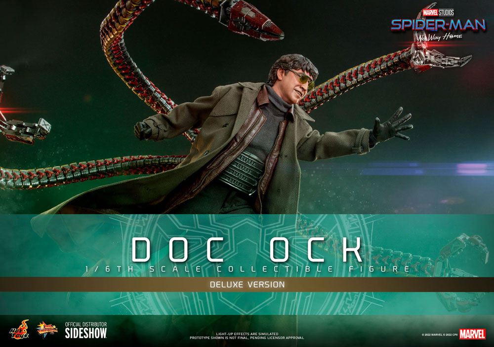 Hot Toys Spider-Man No Way Home Movie Doc Ock (Deluxe Version) 1/6 Masterpiece Actionfigur 31 cm