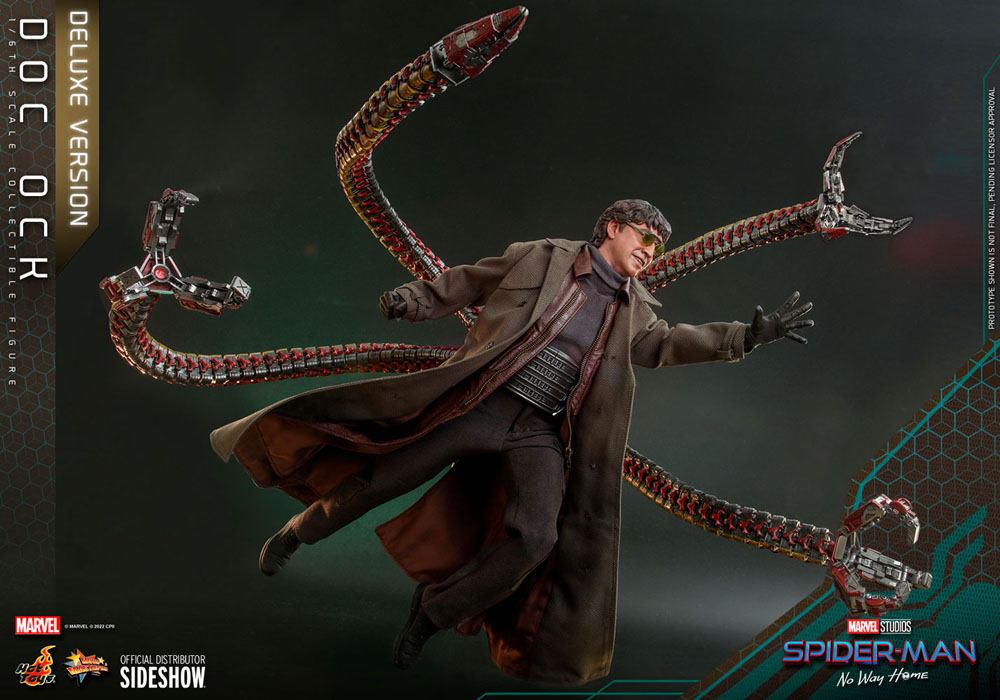 Hot Toys Spider-Man No Way Home Movie Doc Ock (Deluxe Version) 1/6 Masterpiece Actionfigur 31 cm