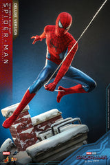 Hot Toys Spider-Man No Way Home Spider-Man (New Red and Blue Suit) (Deluxe Version) 1/6 Actionfigur