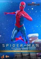 Hot Toys Spider-Man No Way Home Spider-Man (New Red and Blue Suit) (Deluxe Version) 1/6 Actionfigur