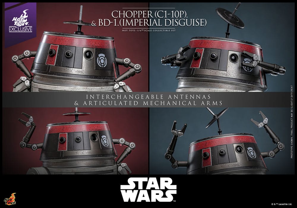 Hot Toys Star Wars Chopper BD-1 Imperial Disguise 1/6 Actionfigur