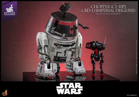 Hot Toys Star Wars Chopper (C1 10P) & BD 1 (Imperial Disguise) Set 1/6 Actionfigur