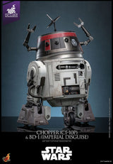 Hot Toys Star Wars Chopper (C1 10P) & BD 1 (Imperial Disguise) Set 1/6 Actionfigur