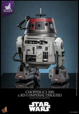 Hot Toys Star Wars Chopper (C1 10P) & BD 1 (Imperial Disguise) Set 1/6 Actionfigur