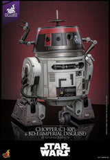 Hot Toys Star Wars Chopper (C1 10P) & BD 1 (Imperial Disguise) Set 1/6 Actionfigur