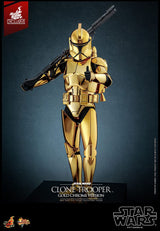 Hot Toys Star Wars Clone Trooper (Gold Chrome Version) Exclusive 1/6 Actionfigur