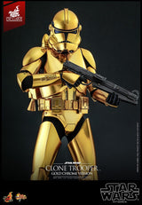 Hot Toys Star Wars Clone Trooper (Gold Chrome Version) Exclusive 1/6 Actionfigur
