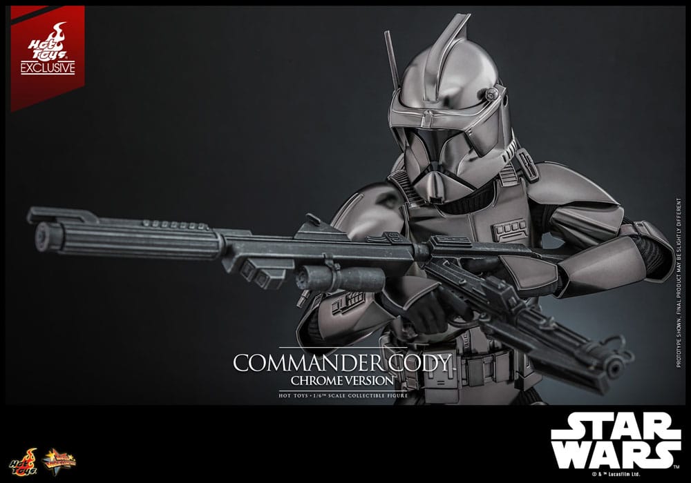 Hot Toys Star Wars Commander Cody (Chrome Version) Hot Toys Exclusive 1/6 Actionfigur