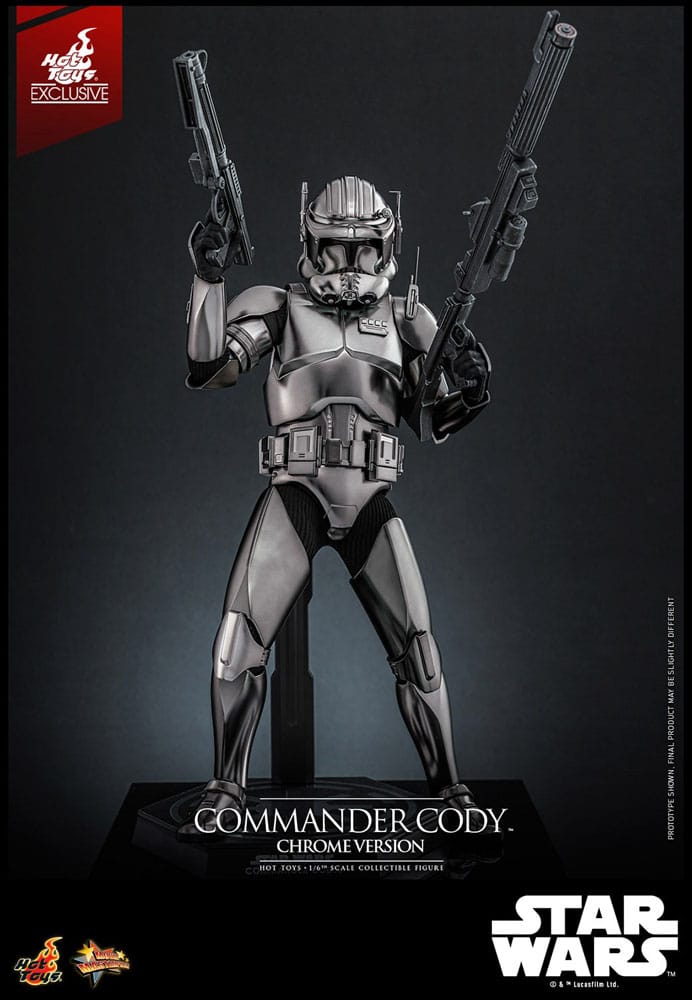 Hot Toys Star Wars Commander Cody (Chrome Version) Hot Toys Exclusive 1/6 Actionfigur