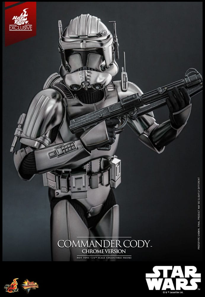 Hot Toys Star Wars Commander Cody (Chrome Version) Hot Toys Exclusive 1/6 Actionfigur