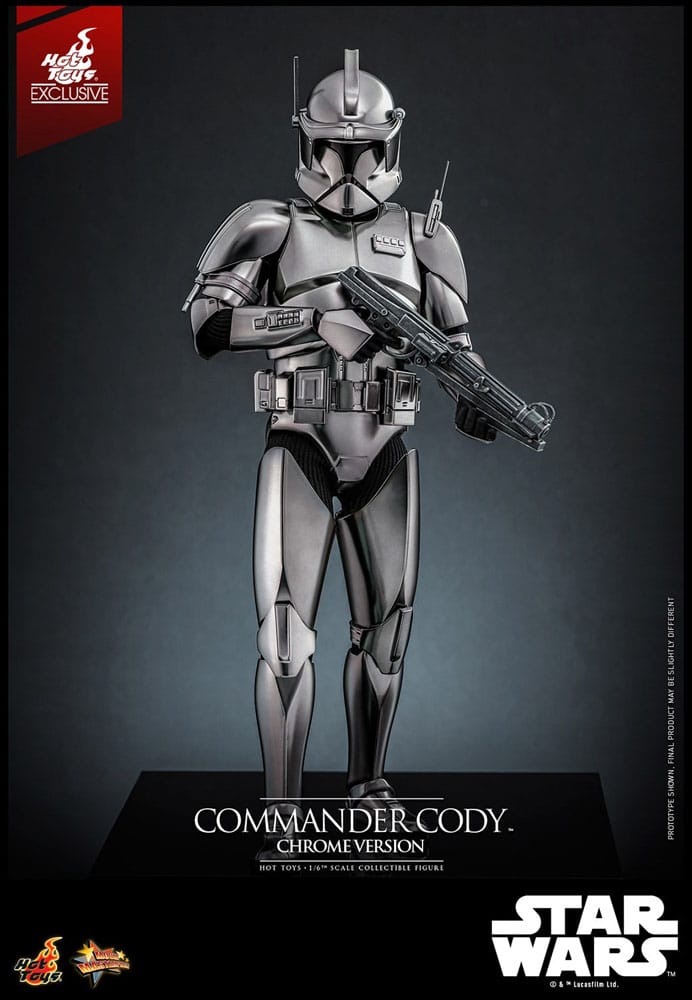 Hot Toys Star Wars Commander Cody (Chrome Version) Hot Toys Exclusive 1/6 Actionfigur