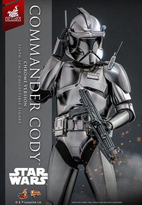 Hot Toys Star Wars Commander Cody (Chrome Version) Hot Toys Exclusive 1/6 Actionfigur