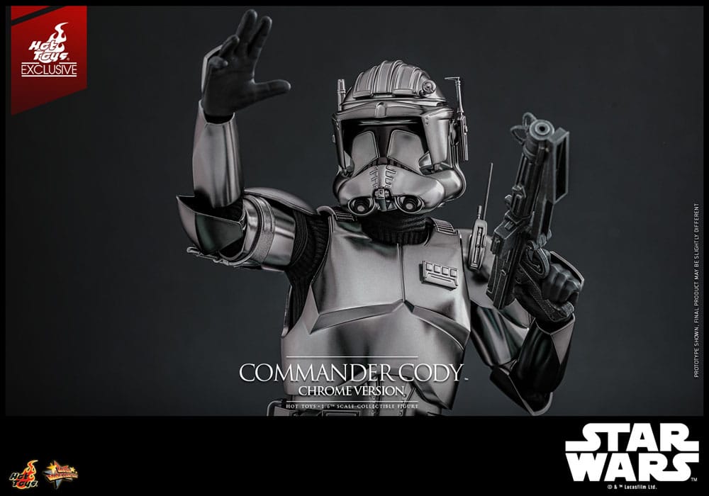 Hot Toys Star Wars Commander Cody (Chrome Version) Hot Toys Exclusive 1/6 Actionfigur