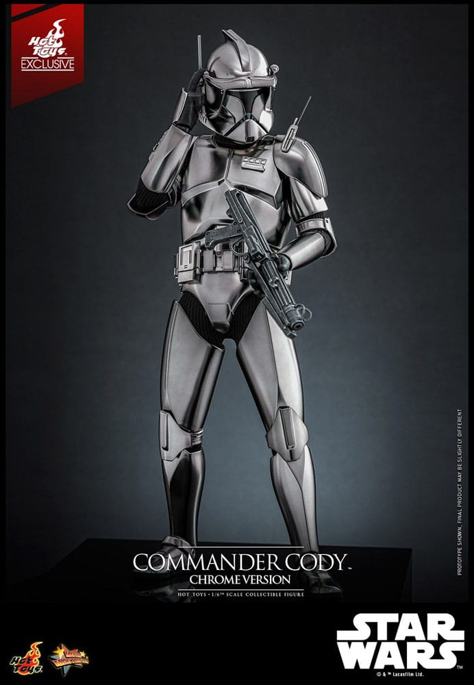 Hot Toys Star Wars Commander Cody (Chrome Version) Hot Toys Exclusive 1/6 Actionfigur