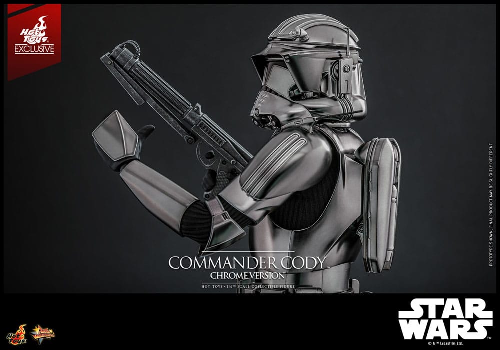 Hot Toys Star Wars Commander Cody (Chrome Version) Hot Toys Exclusive 1/6 Actionfigur