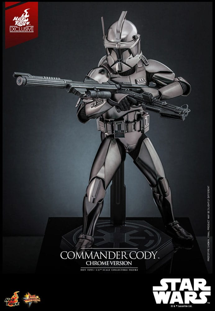 Hot Toys Star Wars Commander Cody (Chrome Version) Hot Toys Exclusive 1/6 Actionfigur