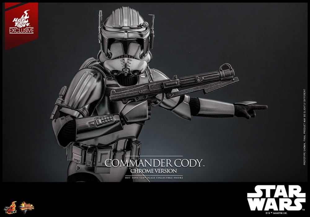 Hot Toys Star Wars Commander Cody (Chrome Version) Hot Toys Exclusive 1/6 Actionfigur